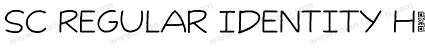 SC Regular Identity H字体转换